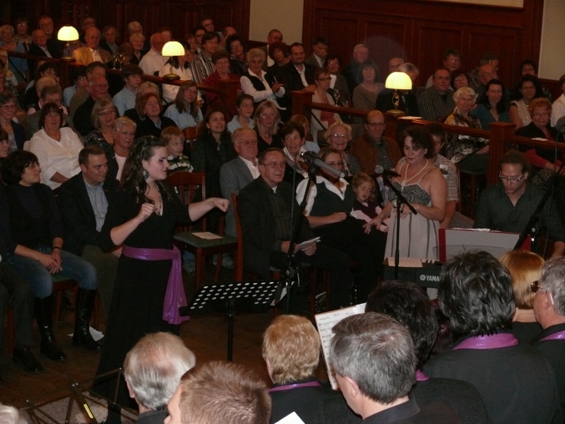 05.11.2011: Blech trifft Stimme  4. Konzert mit dem Blasmusikverein